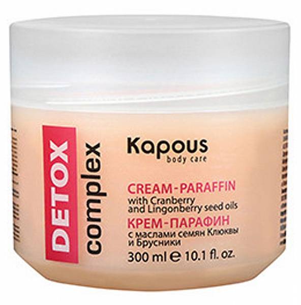 Kapous Body Care Крем-парафин с маслами семян Клюквы и Брусники Detox complex