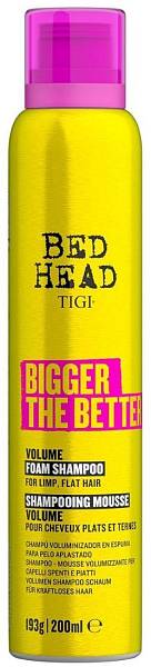 TIGI Bed Head Шампунь-мусс для объема волос Bigger the Better