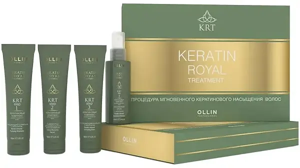 Ollin Keratin Royal Treatment Набор для кератинового восстановления волос KRT