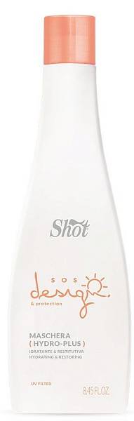 SHOT SOS & Protection Увлажняющая и восстанавливающая маска с УФ-фильтром 250мл SHOT SOS & Protection Увлажняющая и восстанавливающая маска с УФ-фильтром 250мл