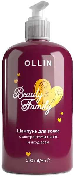 Ollin Beauty Family Шампунь для волос с экстрактами манго и ягод асаи