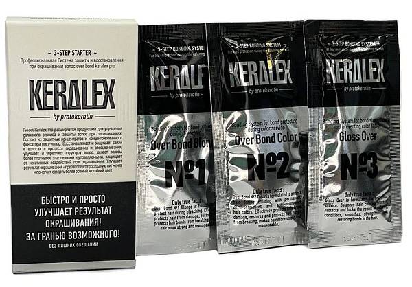 Keralex Protokeratin Профессиональная Система защиты и восстановления при окрашивании волос over bond