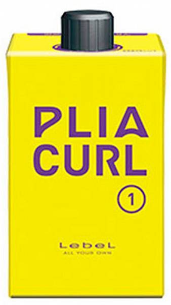 Lebel Plia Curl 1 Лосьон для химической завивки волос Шаг1