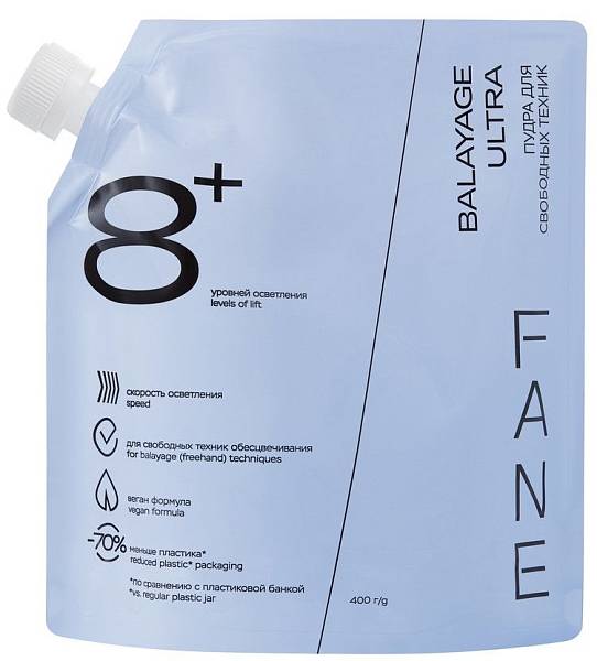 FANE Пудра для обесцвечивания для свободных техник Fane Balayage Ultra 8+